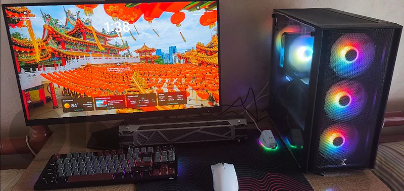 All parts are bought new and all the boxes are available.
