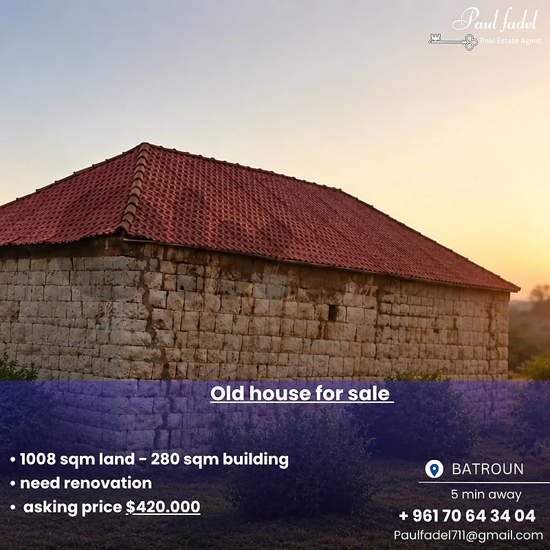 land for sale with old house