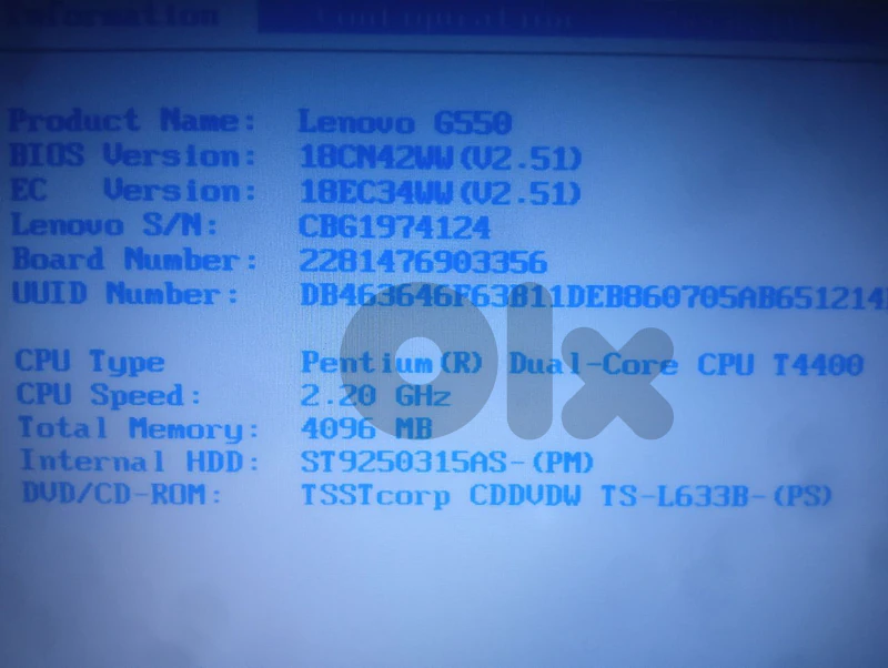 Lenovo G550