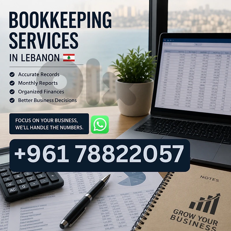 Bookkeeping Services Lebanon – Monthly Bookkeeping