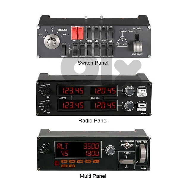 Logitech & Saitek Flight Sim Panel Bundle