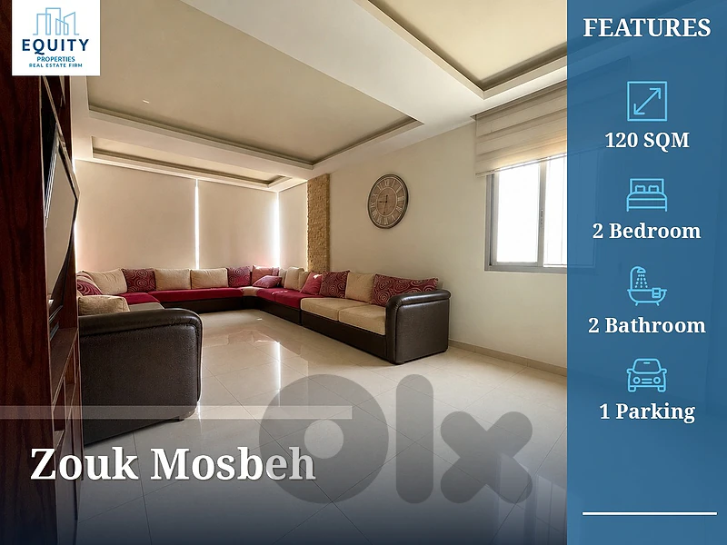 120 SQM Apartment For Rent In Zouk Mosbeh Near NDU #RK17225