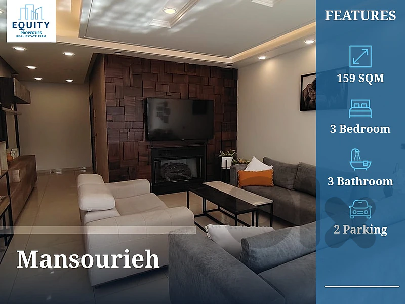 159 SQM Apartment With Terrace For Sale In Mansourieh #CB16951
