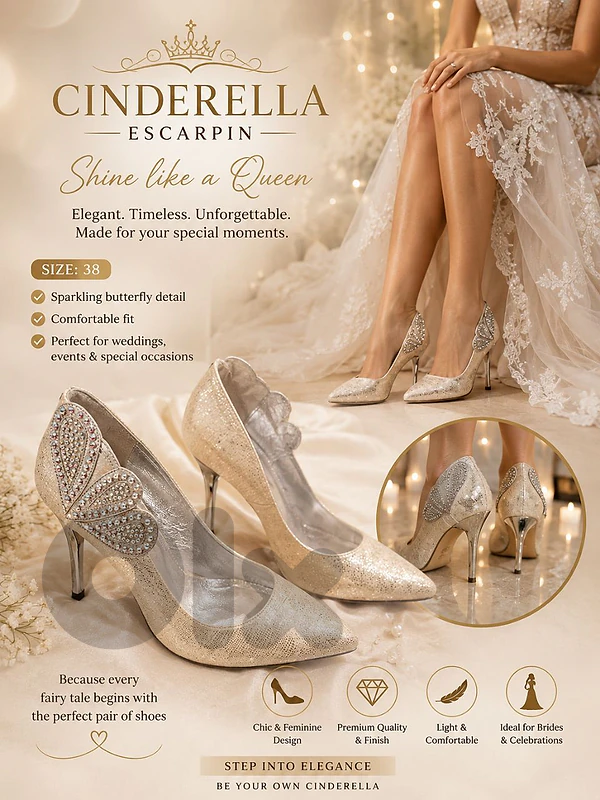 Cinderella escarpin