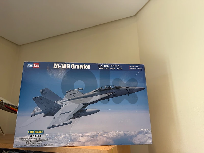 EA-18G Growler figther jet model kit