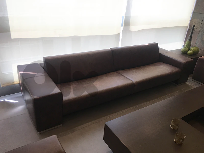 Leather Sofa  288x95 (whatsapp 70831256)