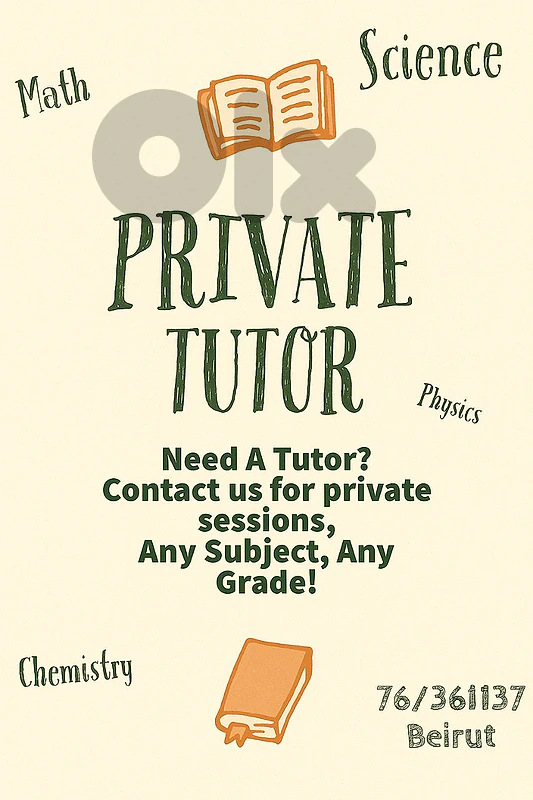 Private Teacher - Tutor - Private Lessons - Agenda