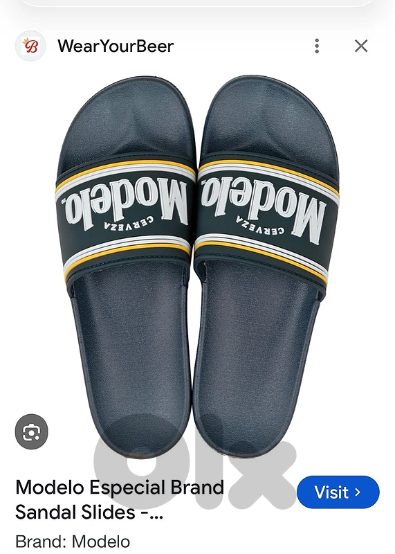 cerveza modelo slide size 45-46 brand new