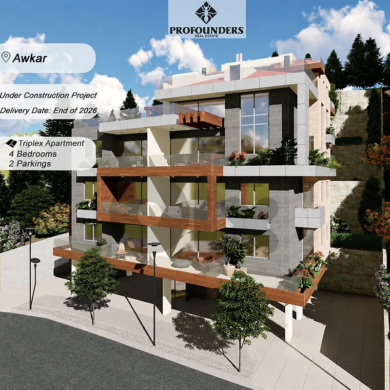 Triplex for sale in Awkar تريبلكس للبيع في عوكر