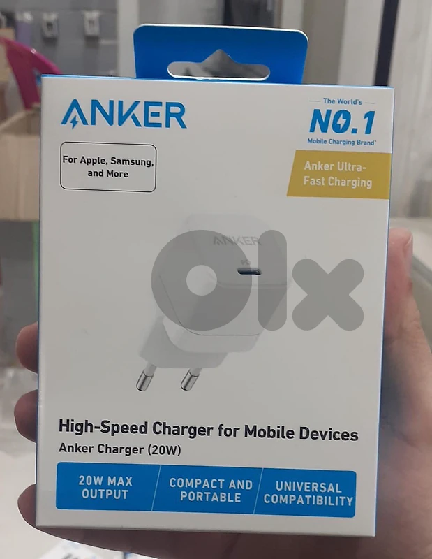 Anker powerport III 20w Cube Usb-c Charger White 2pin Anker powerport III 20w Cube Usb-c Charger White 2pin