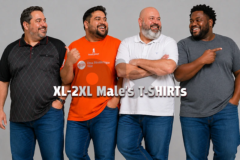 T-Shirts (XL,2XL) from the Finest European Brands