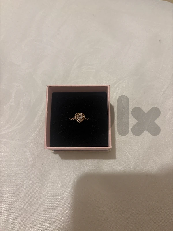 PANDORA HEART 14K ROSE GOLD-PLATED RING