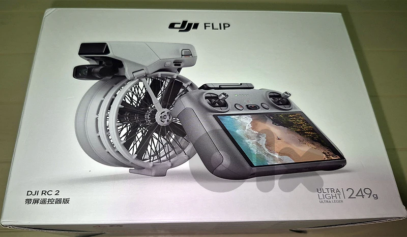 DJI Flip + RC2 | 4K 60fps, Obstacle Sensing, 31min Flight & 13km Range