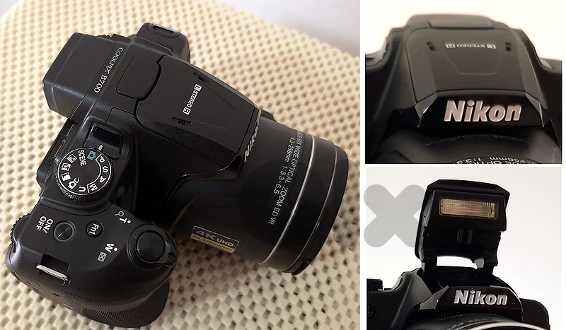 Nikon Coolpix B700 Camera 3" LCD, 20MP, 4K, WiFi, 60x optical, 64GB SD