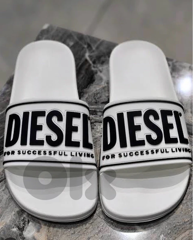 Diesel slide white made in italy size 45 Diesel slide white made in italy size 45