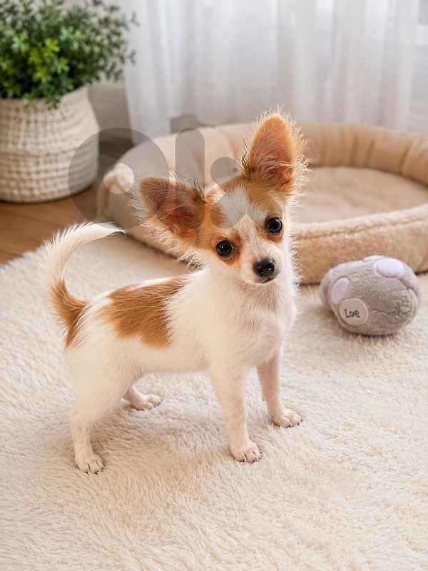 Male Chihuahua Puppy, Pad Trained, Vaccinated, Passport &Microchipped