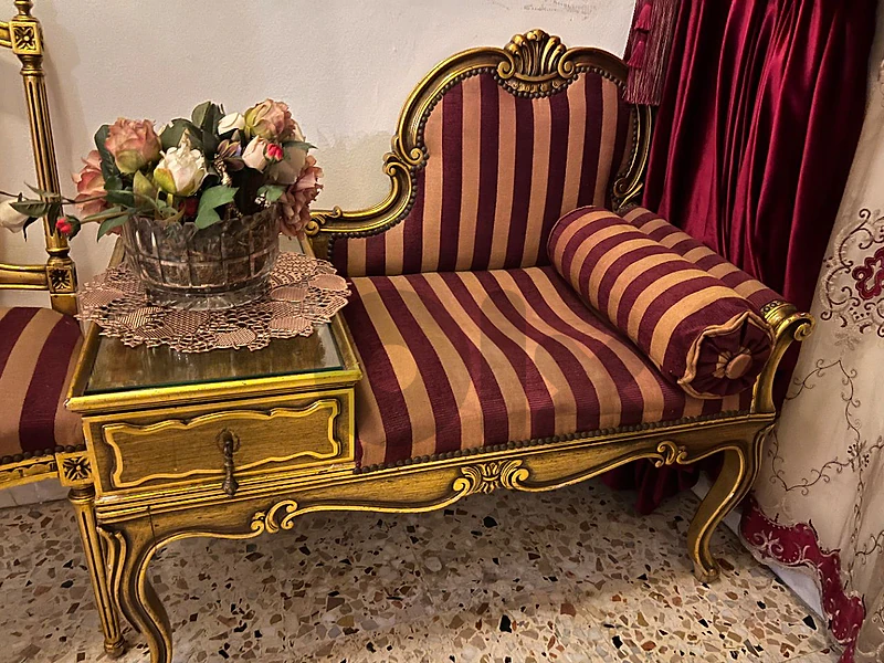 chaise  long antique
