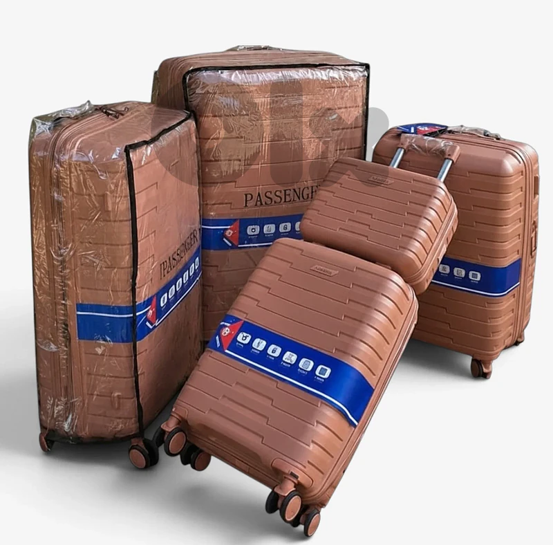 Passenger 5 Pieces Suitcase Set - Rose Gold