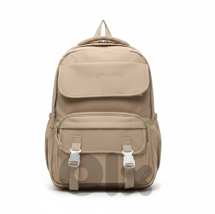 Clipsy Backpack - Beige & Black