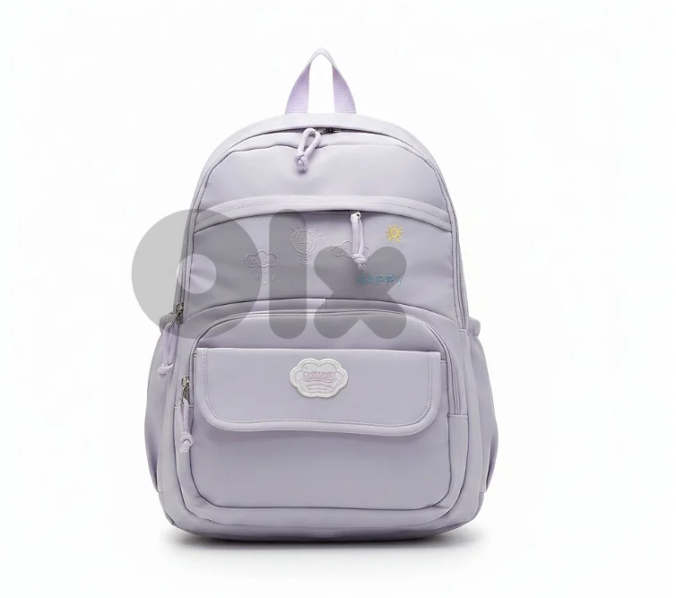 Happy Backpack - Lilac & Black