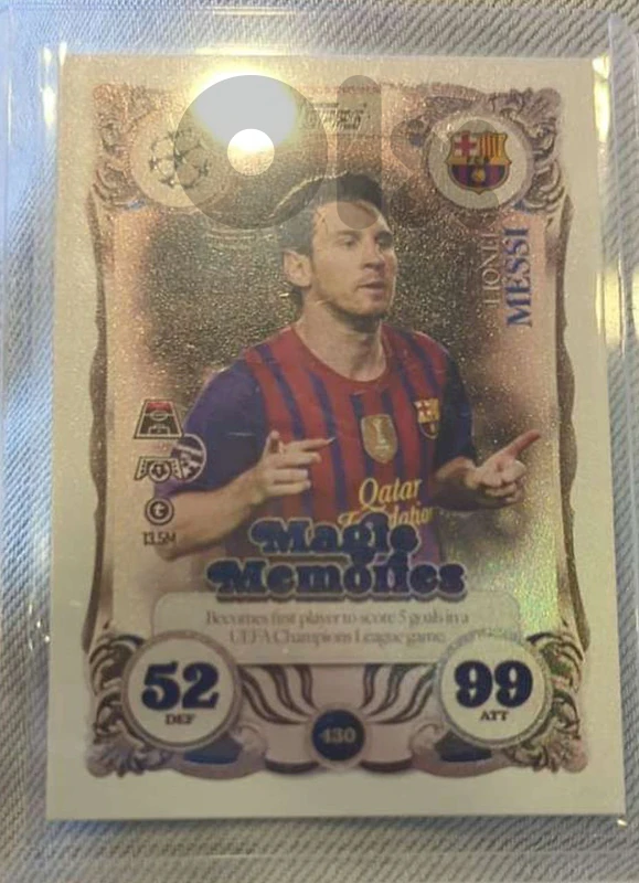 #430 Lionel Messi 2025-26 Topps Match Attax UEFA Club Competitions