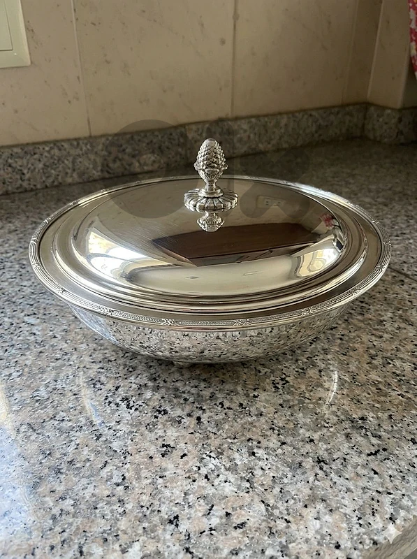 silver tray