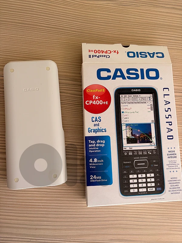 like NEW casio classpad with mode examen and everything in the box