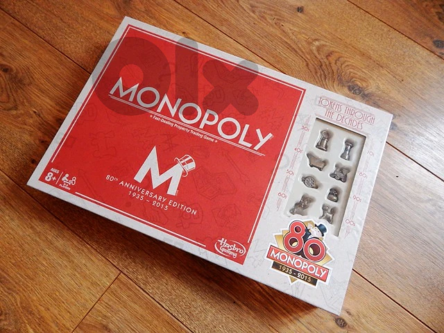Collectible 80th Anniversary Edition Monopoly
