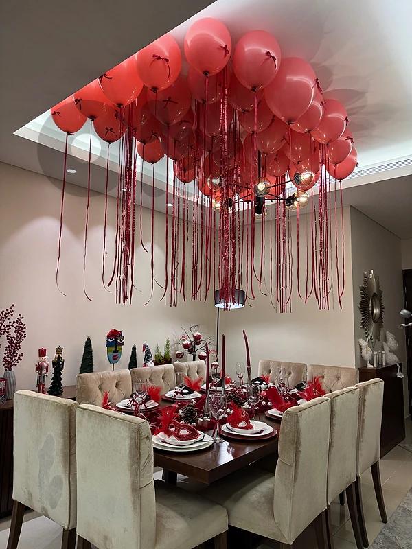 Dining table with 10 chairs