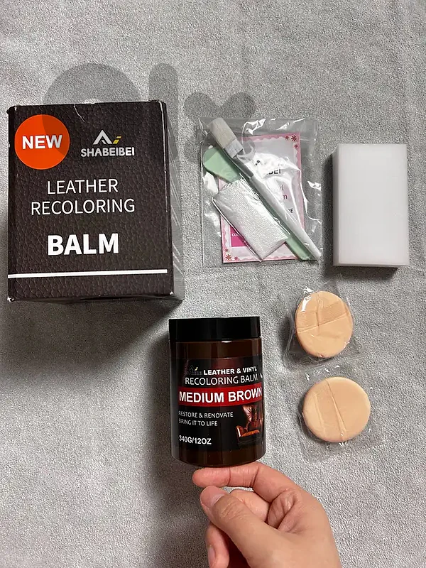 shabeibei leather recoloring balm repair kit