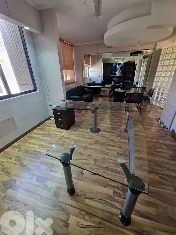 Luxurious glass desk