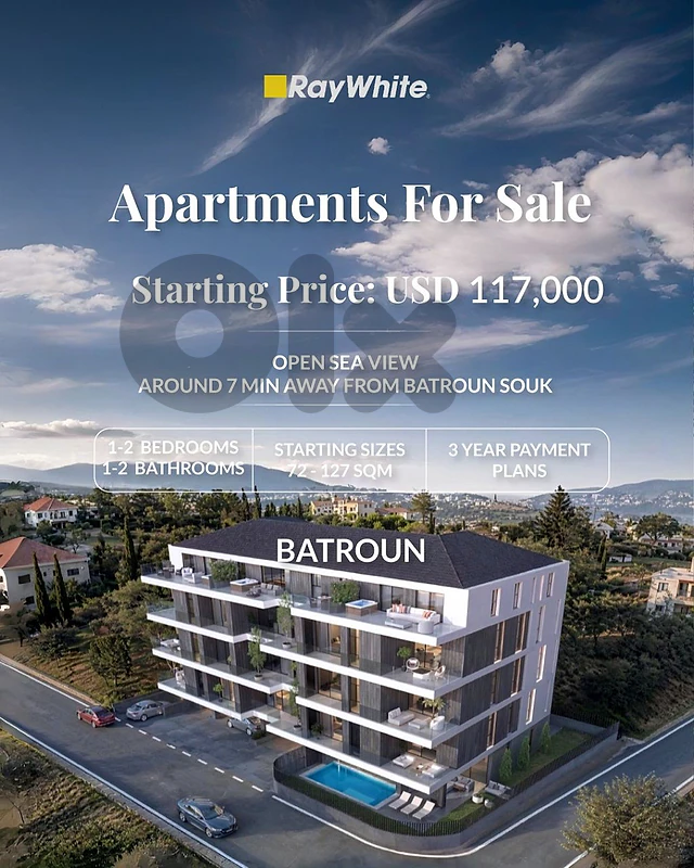 RWB100NA - Project Apartments for sale in Batroun