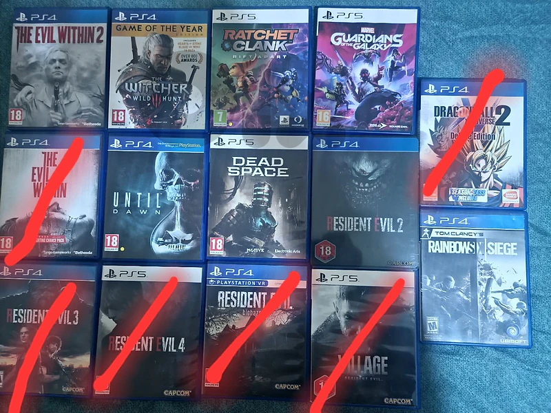 PS4 and PS5 Games for sale