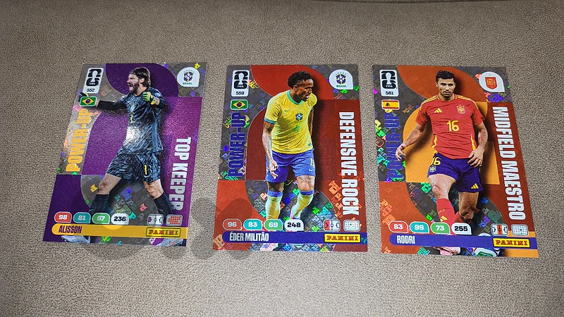 3 world cup 2026 panini cards power ups (20$)