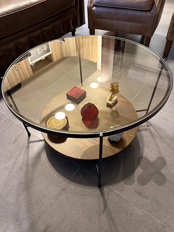 Custom made metal center table