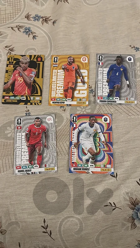 panini cards in perfect condition