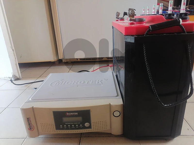 Aps&ups 1235va pure sine wave like new+بطارية ٢٣٠ امبير