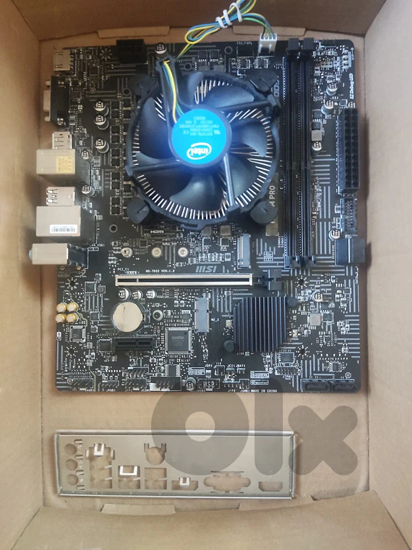 H510M PRO Motherboard + Intel I5 10500 , 3.10 GHz base up to 4.50 GHz