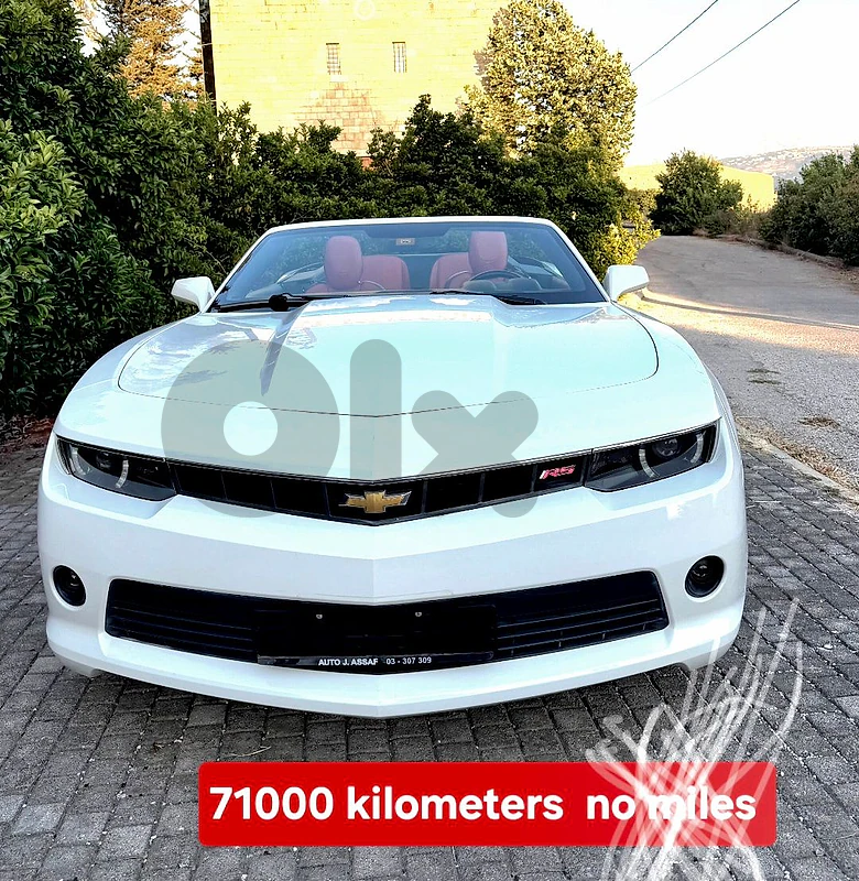 Chevrolet Camaro RS 2015 6 cylinders نادرة النظافة و الوجود Chevrolet Camaro RS 2015 6 cylinders نادرة النظافة و الوجود