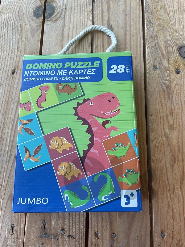 Domino Puzzle shapes and Dinosaurs