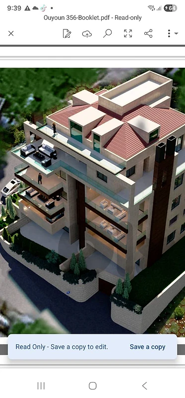 apartment For rent in broummana