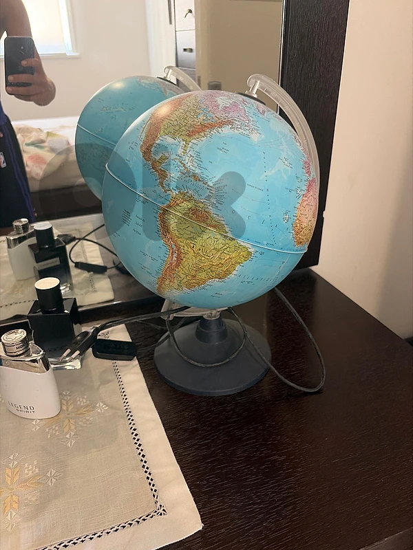 rotatebale earth globe