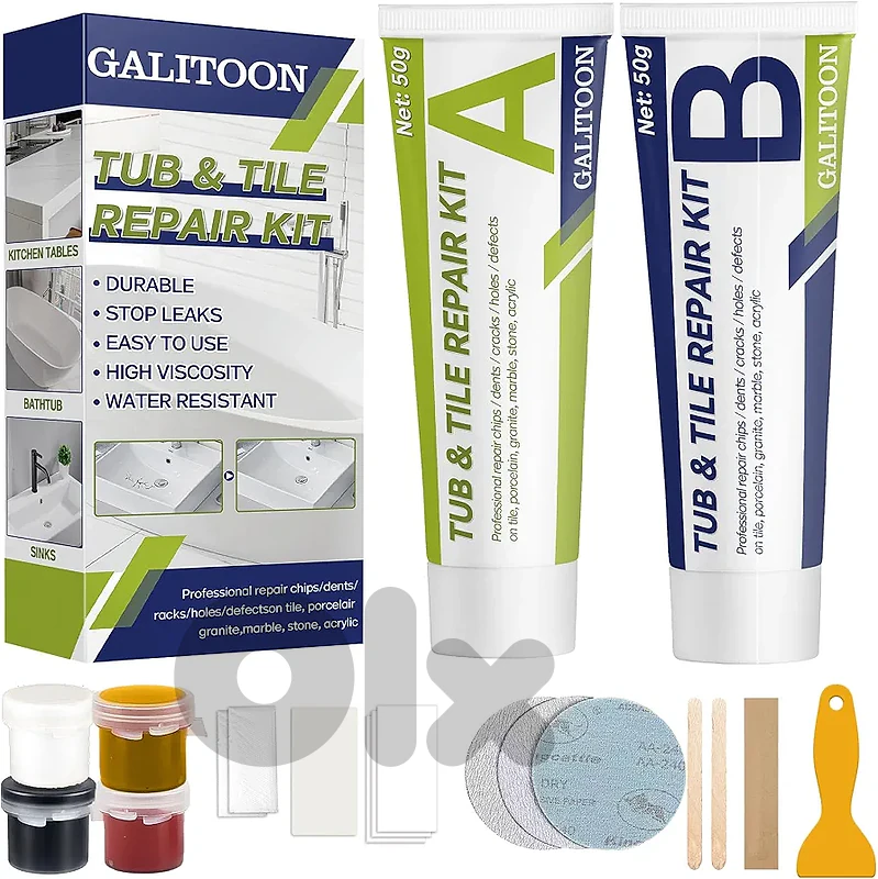 bath repair kit مجموعة اصلاح البورسلان