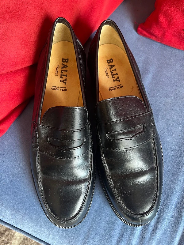 2 bally shoes and 1 princes shoes