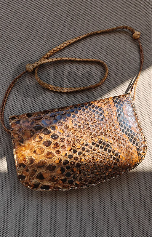 Snake Leather Bag
