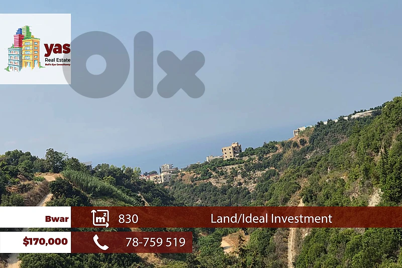 Bouar 830m2 | Land | Prime Location | Ideal Investment | MCH