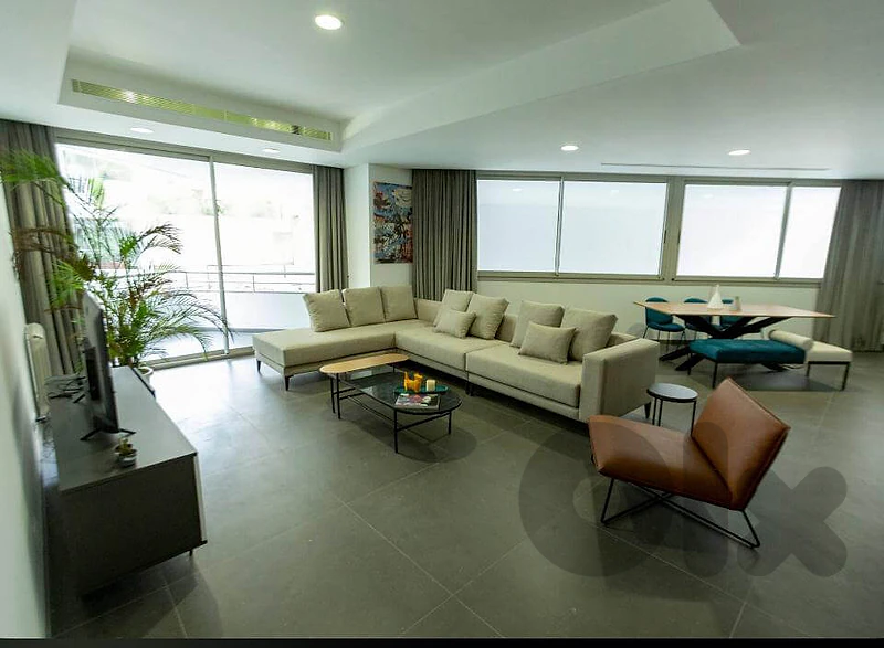 New furnished apartment +balconies in Achrafieh for rent/شقة في أشرفية