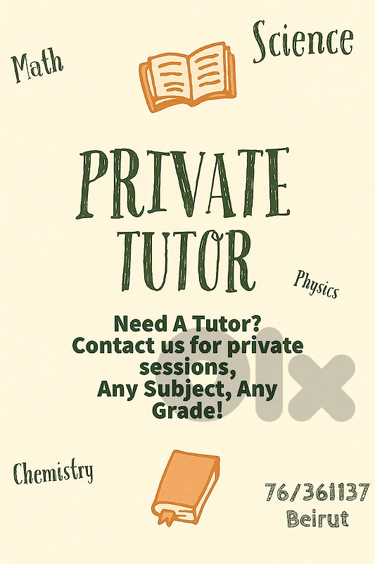 Private Teacher - Tutor - Private Lessons - Agenda