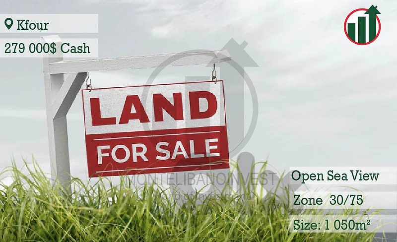 Land for sale in Fatqa with Open sea View !!!