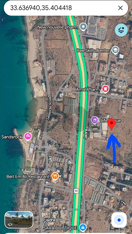 Land for sale Jadra highway - عقار ارض للبيع فوق اوتوستراد جدرا
